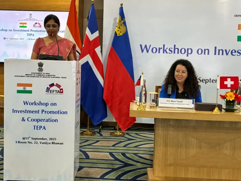 Swiss Investments in India Poised to Grow as TEPA Takes Effect October 1
