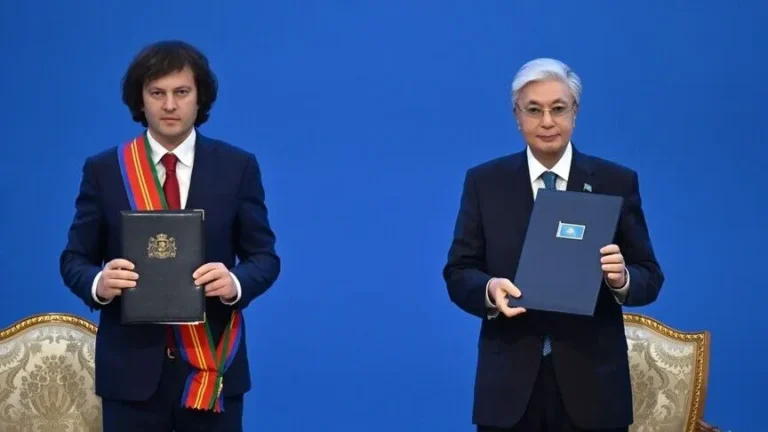 Kazakh President hosts Georgian Prime Minister in Astana, formalizes strategic partnership