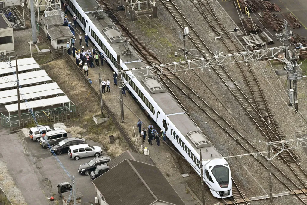 4 workers die after being hit by express train north of Tokyo