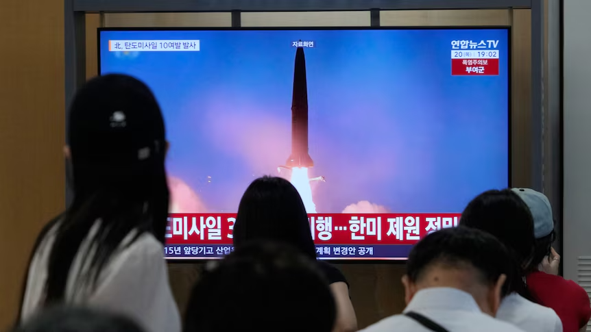 North Korea fires around a dozen short-range ballistic missiles, South Korea says