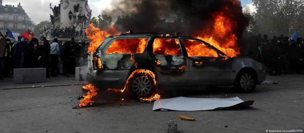 Over 2,000 arrested and 600 emergency personnel injured as protests sweep France