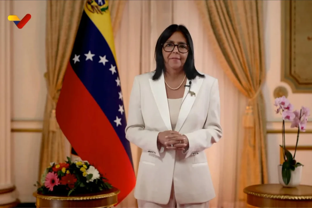 Delcy Rodríguez rejects calls for immediate elections in Venezuela